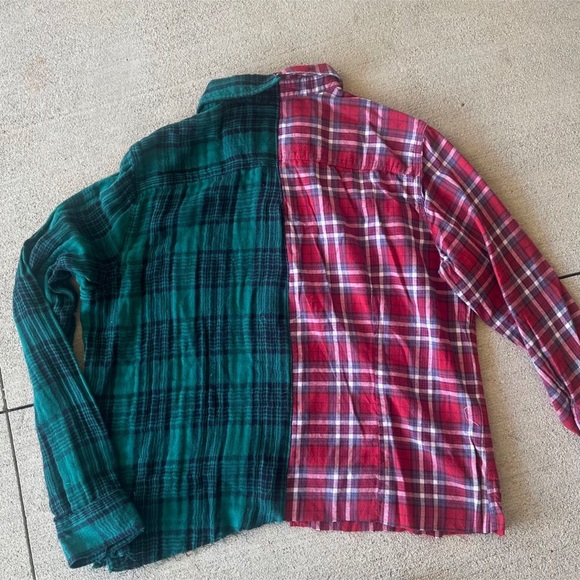 Upcycled Split Flannel - Picture 2 of 2